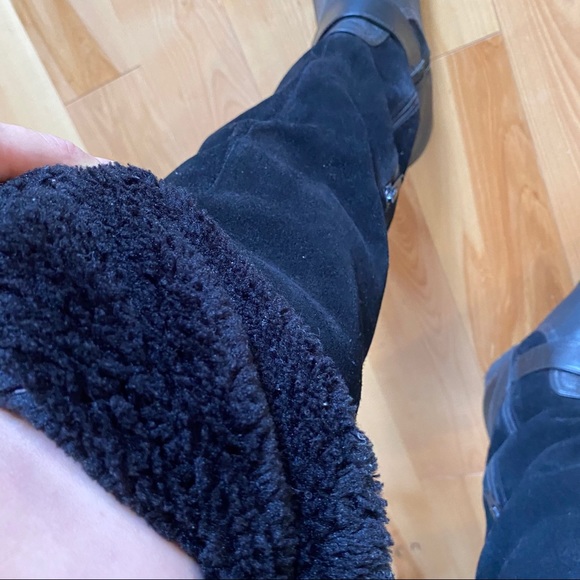 High Over The Knee Leather Winter Boots - Picture 7 of 10